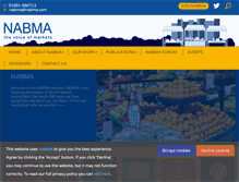 Tablet Screenshot of nabma.com